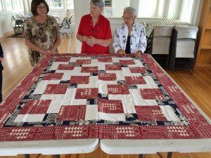 アメリカ軍の退役軍人さんへのフレンドシップキルト