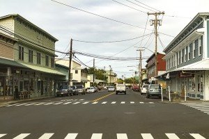 ホノカアの商店街