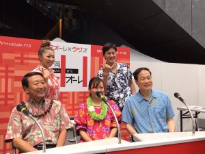 長岡市長、浅沼さんと新潟のFMラジオの公開ラジオショーに出演させていただきました