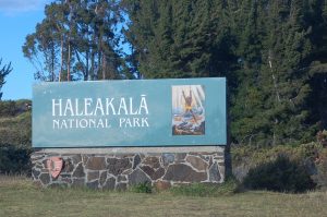 ハレアカラ国立公園の入り口