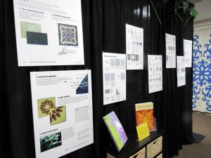 ハワイアンキルトの作り方も展示してあります