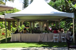 セレブレーション・オブ・ジ・アーツのワークショップのテント