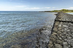 カロコ＝ホノコーハウのフィッシュポンド（ハワイ島）