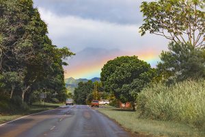 ハナレイの虹（カウアイ島）