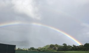 頻繁に空に架かる虹。いつ見ても、虹を見ると「希望」という言葉が浮かびます