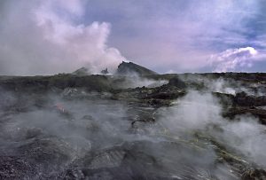 キラウエア火山に連なるプウオーオー