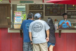 現在のアオキ・シェイブアイス店