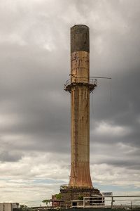 砂糖工場跡の煙突